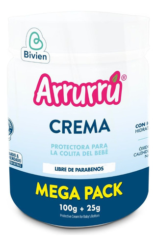 Crema Arrurru Protector Colita X 100g + 25g