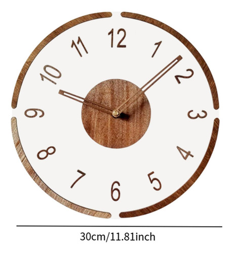 Reloj Colgante De Pared Fácil De Leer, 12 Números