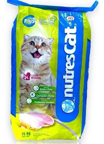 Alimento Gato Adulto Croquetas Nutrescat 15 Kg 30% Proteína