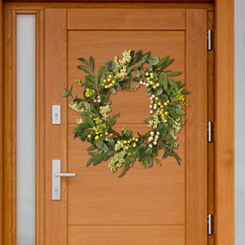 Greante Artificial Greante De Ornamento Verde Decoração Da