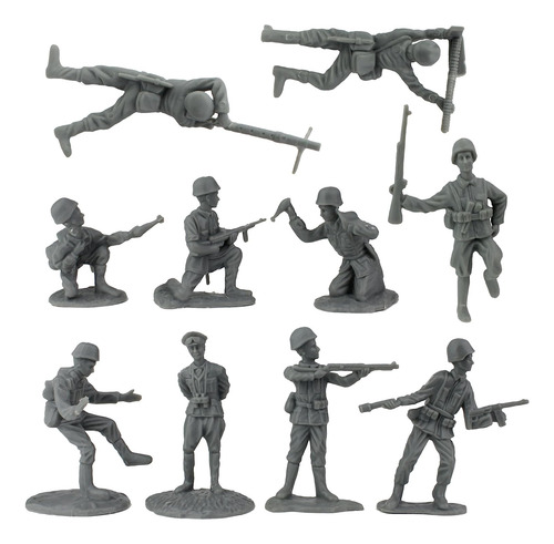 Bmc Ww2 D -day Plastic Ejército Men - 34 Figuras De Soldados