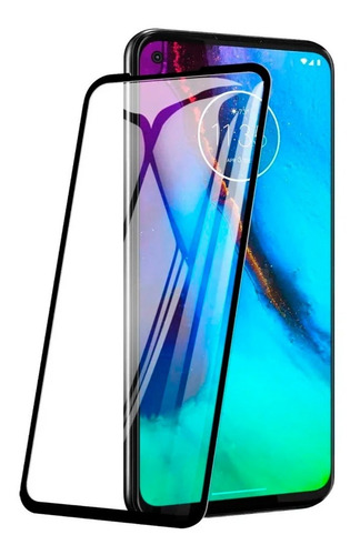 Funda Armor Dual Soft + Vidrio Full Cover Moto G8 Xt-2045