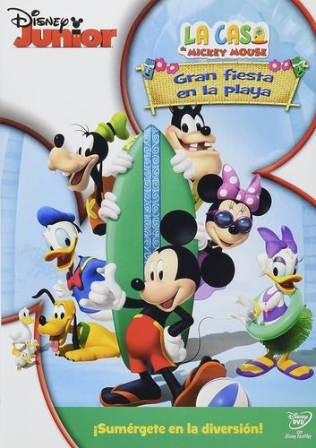 La Casa Me Mickey Mouse Gran Fiesta En La Playa Dvd Original