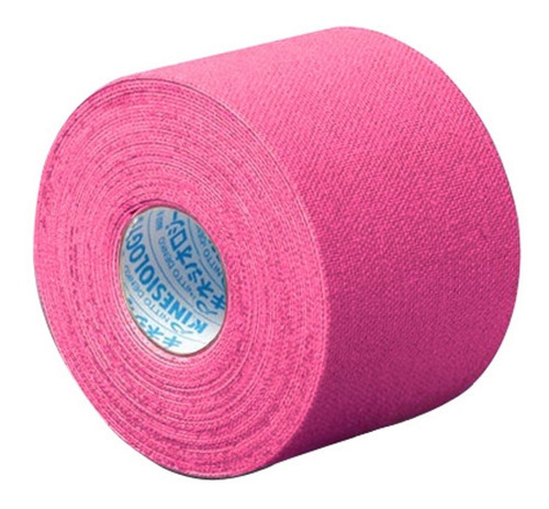 Bandagem Elástica Adesiva Kinesio Kinesiology 5m X 5cm Rosa