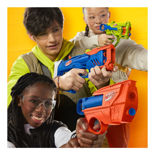 Lança Dardos Nerf N Series - Kit Triple Action