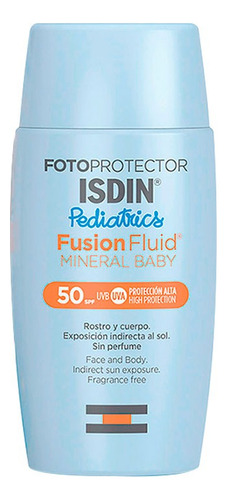 Isdin Fotoprotector Mineral Baby Spf 50, 50 Ml