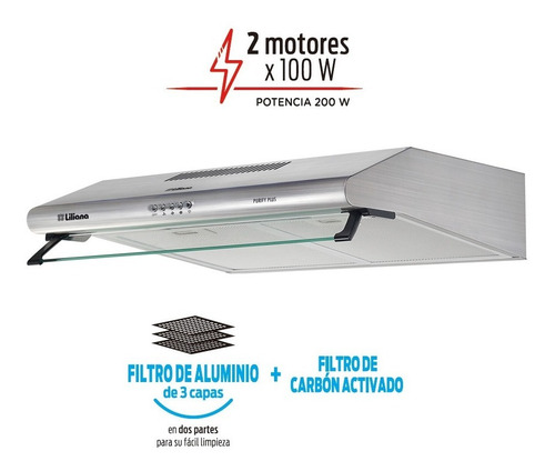 Imagen 3 de 5 de Purificador De Aire Liliana Kp992 2 Motores Con Luz - Cuotas