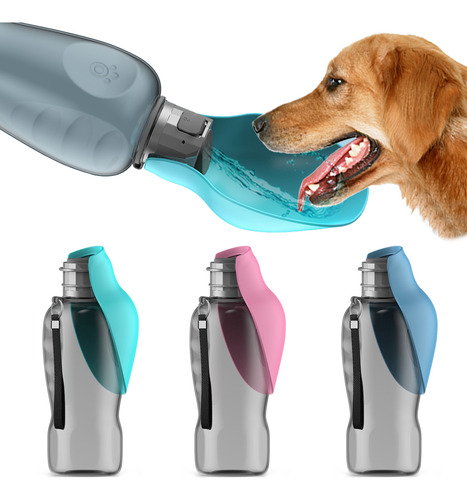 Botella De Agua Portátil De 800 Ml Para Perros Grandes Y Mas