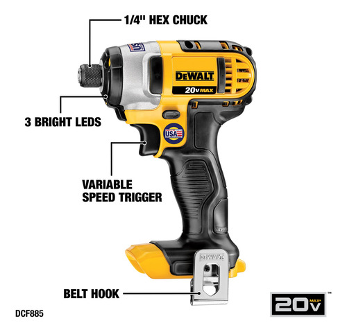Kit Combinado De Furadeira Sem Fio Dewalt 20v Max De 4 Ferra