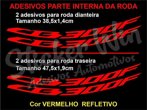 Adesivos Cb 300f Twister 2023 Tanque Lat. + Interno Roda V4