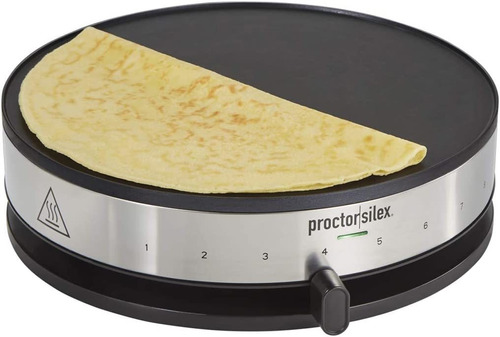Proctor Silex 38400 Crepera Eléctrica, Plancha De 13 Pulgada