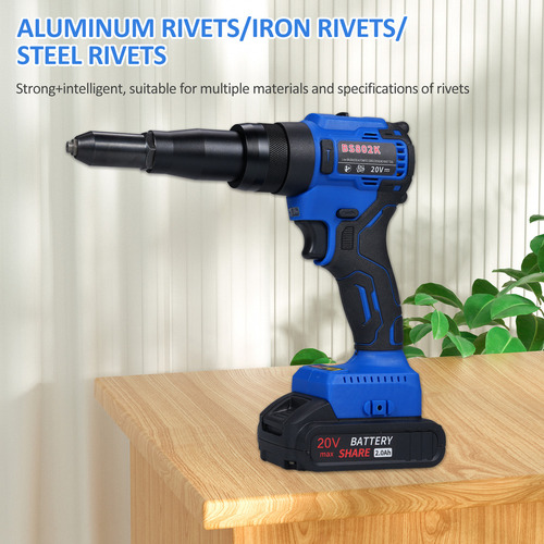 A Remachadora Eléctrica Profesional De 20 V, Inalámbrica