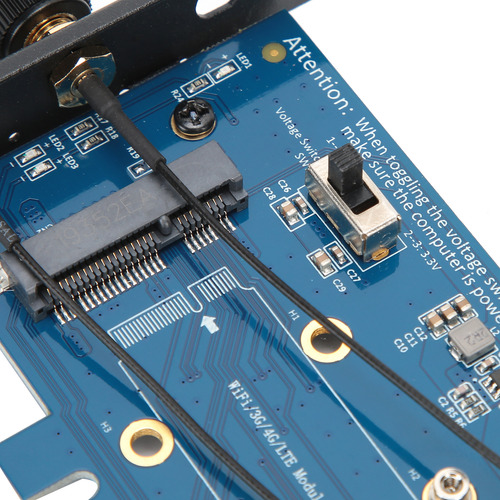 Adaptador De Banda Dupla Sem Fio Mini Pci-e Para Pci-e