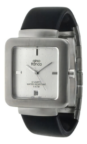 Gino Franco Reloj Para Hombre 994sl Con Caja Cuadrada De Ace