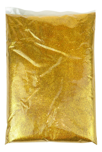 Gibre Metalizado Dorado Glitter Givre Brillito Deco X Kilo