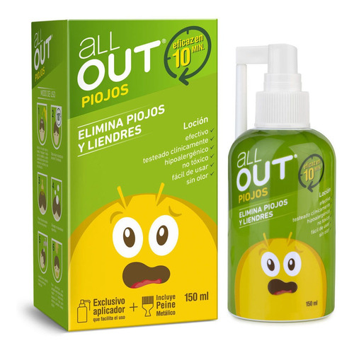 All Out Piojos Locion 150 Ml