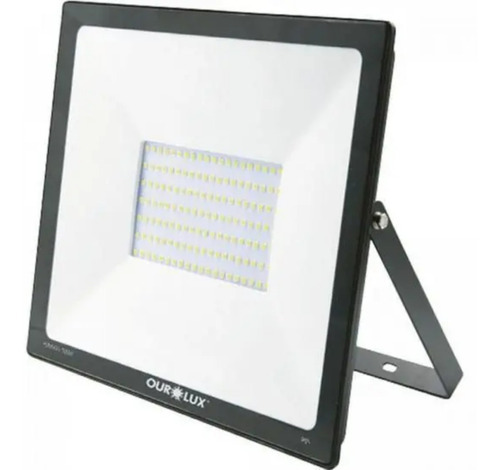 Refletor Proj Led 100w Ourolux Slim Biv