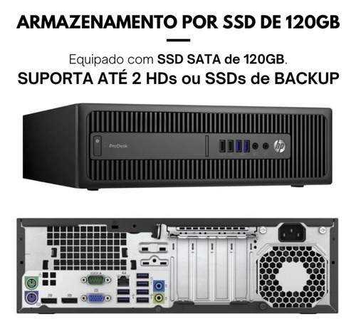 Pc Computador Barato Pdv Mercado Bar Oficina Automação Loja (Recondicionado)