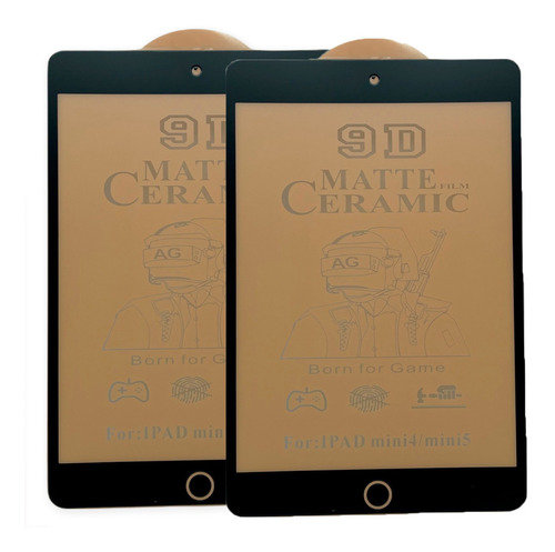 2 Micas De Cerámica Para iPad Mini 4 5 Superficie Mate 