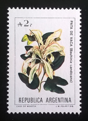 Argentina Flores, Sello Gj 2220 2 A 1988 Mint L11101