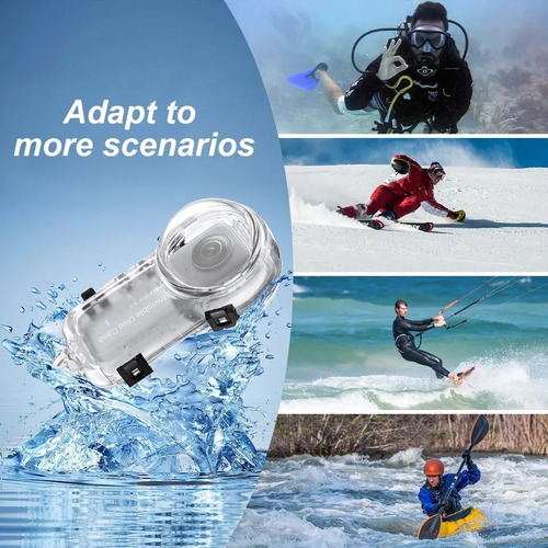 Case Caixa Estanque Mergulho Insta360 X4 - Generica