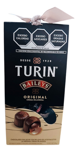 Turin Baileys Original Chocolate Con Leche Relleno Crema 80g