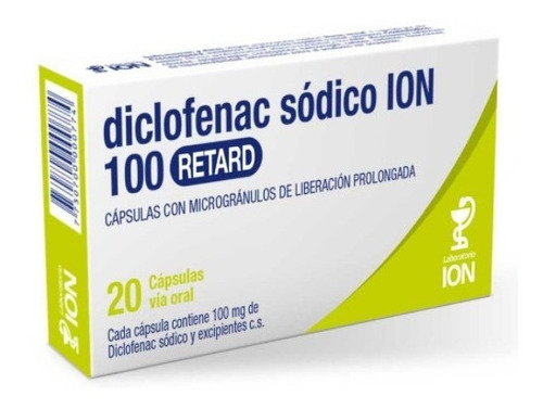 Diclofenac Ion® 100 Mg Retard X 20 Comprimidos