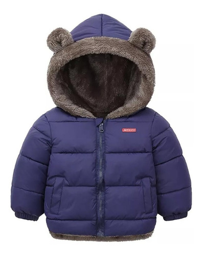 Chaqueta Gruesa De Plumón Interno, Cálido Para Bebes. Parka