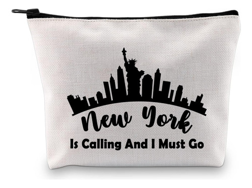 Bolsa De Cosméticos De Viaje Divertida New York Is Calling A