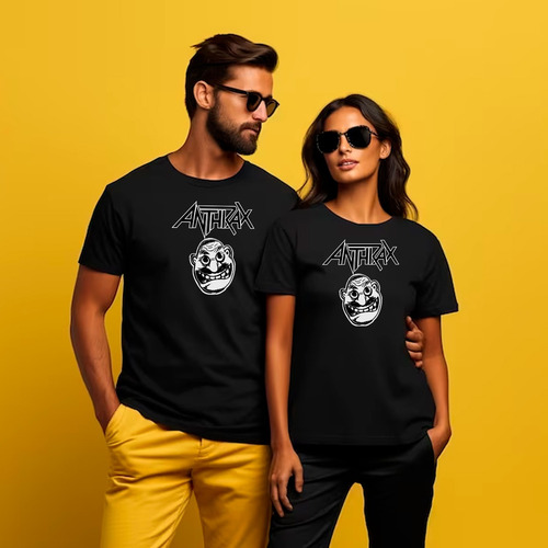 Playera Unisex De Anthrax Mascota