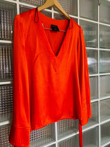 Blusa Roja Ayres - Mujer