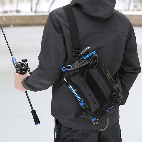 Paquete De Accesorios De Pesca Con Señuelos Multifuncionales Color Green Camouflage
