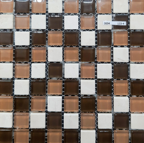Malla Decorativa Mosaico Vidrio - 133-4 - 30 X 30
