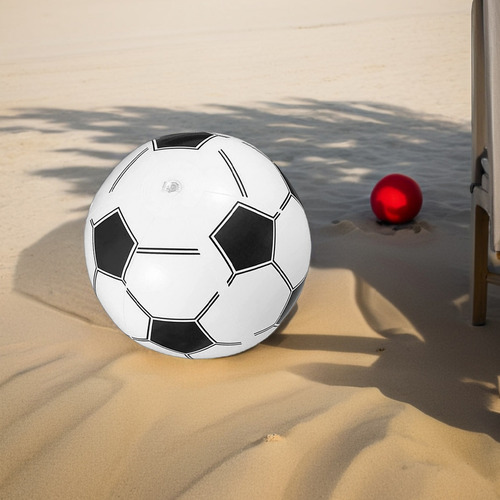 2 Pelotas Inflables: Balones De Playa De Fútbol De 16 Pulgad