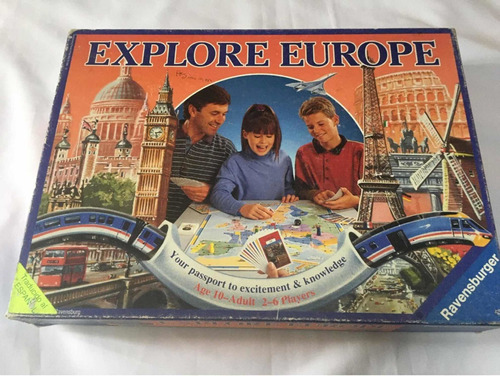 Juego De Mesa Explore Europe Ravensburguer Incompleto