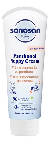 Crema Para Cocedura De Pañal Bebé Con Pantenol Sanosan 100ml