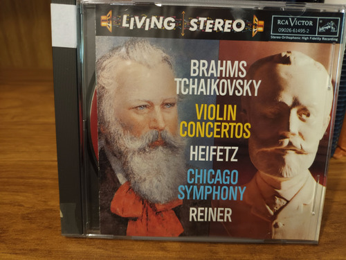 Jasha Heifetz -concierto Para Violin-cd Living Stereo 