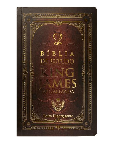 Bíblia De Estudo King James Atualizada Kja Capa Dura 15x24cm
