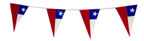 Banderines Decorativos Guirnaldas De Tela Chile 4.0mt