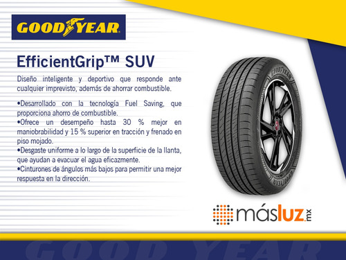 Llanta 225/60r17 (99v) Goodyear Efficientgrip Suv