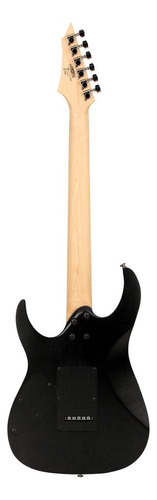 Guitarra Elétrica Cort X Series X100 De Meranti Black Poro Aberto Com Diapasão De Jatobá