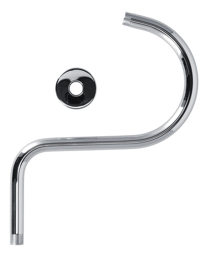 Imagen 8 de 10 de Brazo De Extensión Para Ducha, Forma De S, Cuello De Cisne,