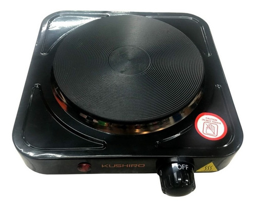 Imagen 2 de 3 de Anafe eléctrico Kushiro AEK-1000 negro 220V