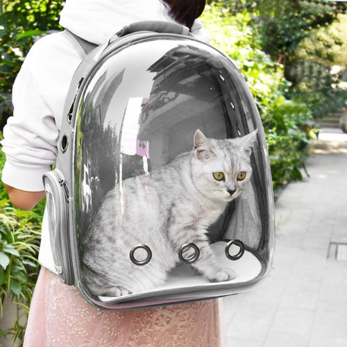 Mochila para mascotas Genérica Mochila Astronauta color rosa