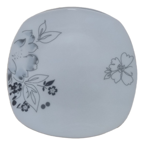 Set De 4 Platos Para Postre Semicuadrados