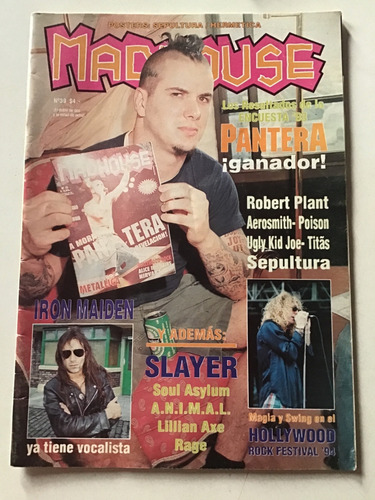 Lote 9 Revistas Madhouse Y Heavy Rock Leer (Usado)