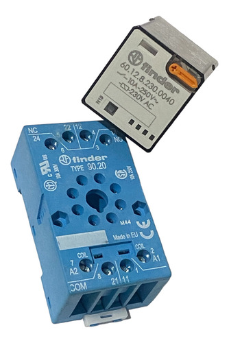 Relevador Encapsulado Bobina 230 V Ac 8 Pines Finder (Usado)