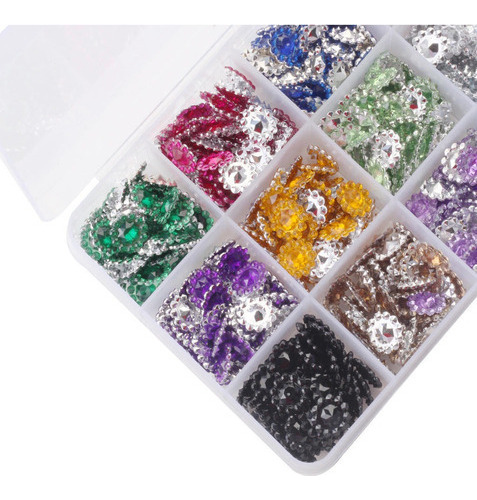 600 Piezas/caja Con Botones De Diamantes De Imitación Transp