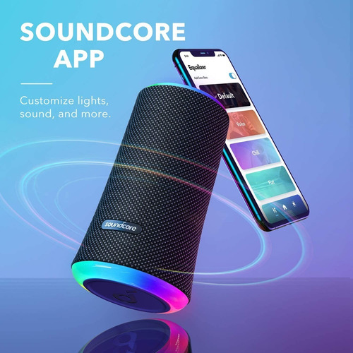 Imagen 2 de 2 de Parlante Portatil Bluetooth Soundcore Flare 2 20w Ipx7 Ade