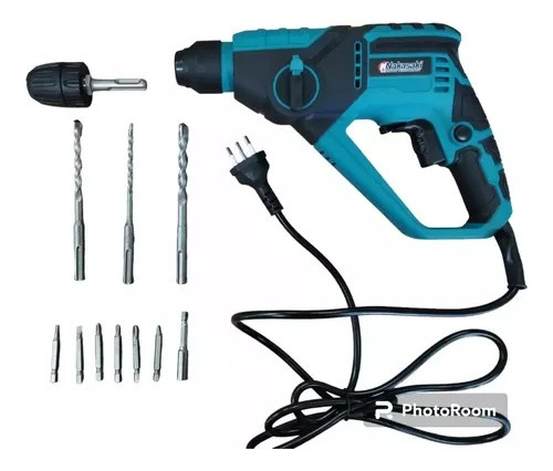 Furadeira Martelete De Impacto 1000w Profissional Nakasaki Cor Azul Frequência 50 60hz 110v